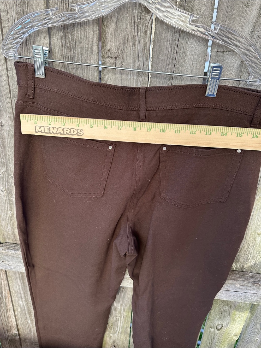 Chico’s Women’s Brown Stretch Pants - So Slimming - Picture 7 of 8
